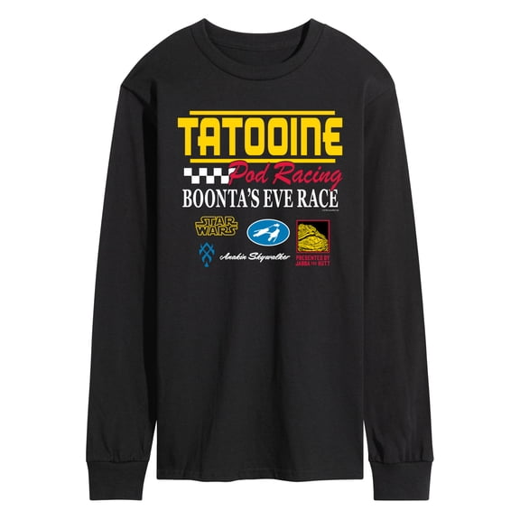 Star Wars - Pod Racing Jersey - Men's Long Sleeve Graphic T-Shirt