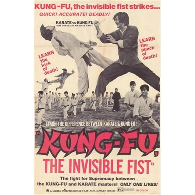 Posterazzi MOV377557 Kung Fu le Poing Invisible Affiche de Film - 11 x 17 Po.