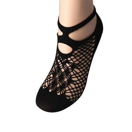 

Women Sexy Summer Short Over Ankle Boat Socks Fishnet Mesh Black Floral Lace Pat