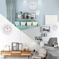 thumbnail image 5 of Silent Wall Clock 9 Inch Retro Tickless Clock 9 Inch Retro Tickless Clock White, 5 of 5