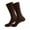 Coffee, variant on UJNDER Men's Solid Color Oktoberfest Striped Socks Combed Large Size Long Socks Dark Gray