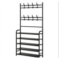 thumbnail image 4 of Clothes Rack Shoe Rack Stainless Steel Wardrobe Space Suitable for Bedroom, Entryway, and More, 4 of 5