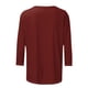 thumbnail image 2 of TaTaai Womens New Year 2026 Print Three Quarter Sleeve Round Neck Casual Top Holiday Celebration Blouse Festival Party Wear Gift, 2 of 5
