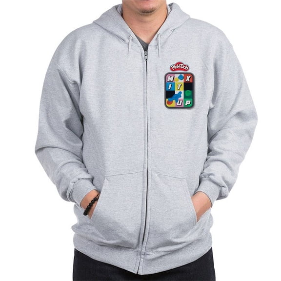 CafePress - Play Doh Mix It Up Sweatshirt - Zip Hoodie, Classic Hooded Sweatshirt with Metal Zipper