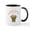 White/Black Inside, variant on CafePress - Happy Easter Mugs - 11 oz Ceramic Mug - Novelty Coffee Tea Cup