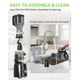 thumbnail image 4 of Cold Press Juicer, Slow Masticating with Wide Feed Chute for Whole Fruits & Vegetables | Higher Juice Yield & Nutrient Retention | BPA-Free, 300W Qui, 4 of 8