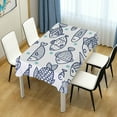 thumbnail image 7 of GZHJMY Fish Tablecloth, Rectangle Waterproof Washable Polyester Table Cover for Picnic Dinner Holiday Party Decor, 60 x 120 Inch, 7 of 7