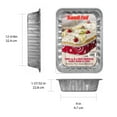 thumbnail image 3 of Handi-Foil Aluminum Red Pan with Lids, 13" x 9", (2 Pack), 3 of 6