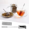 thumbnail image 3 of Aqestyerly 304 Stainless Steel Tea Infuser,Hanging Tea Strainer for Loose Leaf Tea,Reusable Tea Filter Stick,Kitchen tool for Brewing,Tea Lover'S Accessory, 3 of 9