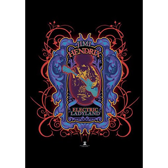 Jimi Hendrix- Psychedelic Electric Ladyland Fabric Poster 30 x 40in