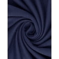 thumbnail image 6 of DARING DIVA Women's Elastic Waist Wide Leg Lounge Pants M Navy, 6 of 7