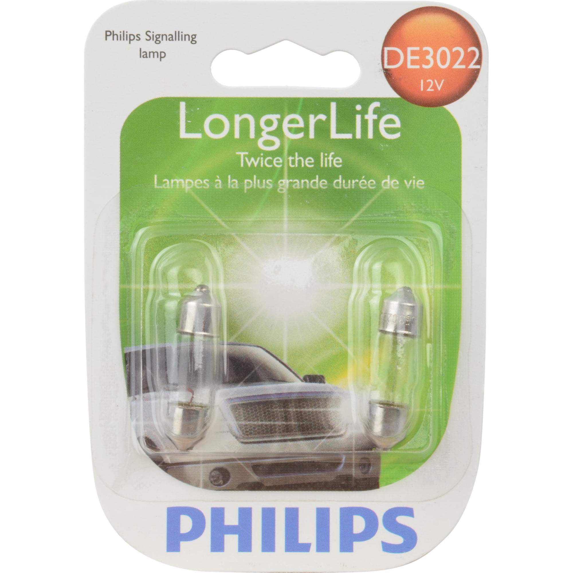 Philips LongerLife Miniature DE3022LL, Pack of 2