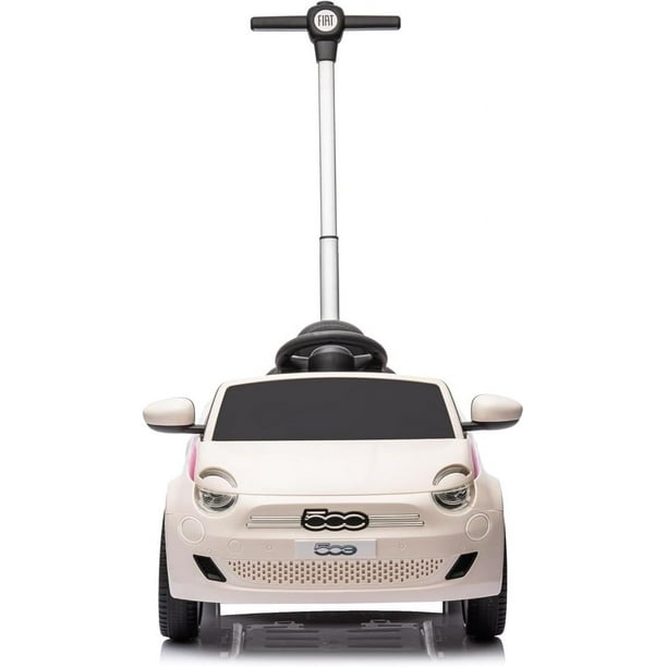 Carrito Push Car Montable Infantil Prinsel Fiat 500 Beige blanco 1