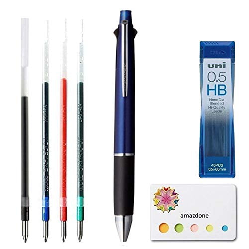 3 Refills Uni-Ball Jetstream 4+1 Multi-Function 0.5mm Ballpoint Pen Pencil PP