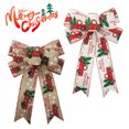 thumbnail image 3 of 2PC Vintage Truck Christmas Tree Bows Thanksgiving Xmas Tree Decor for Wreath, 3 of 4