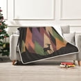 thumbnail image 7 of Yayeee Throw Blanket for Couch Soft Warm 50" x 60" Sofa Chair Bed Decoration, Abstract Mountain, 7 of 7