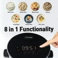 thumbnail image 3 of Banu Mini Low Carb Digital Programmable Multi-Functional Rice Cooker, Reduce Sugar Slow Cooker, Warmer, 4 Cups Uncooked, One-Touch Cooking, 24 Hours Delay Timer, Auto Keep Warm Feature, 3 of 6