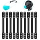 thumbnail image 1 of 10PCS Extensor de máscara, Gancho de máscara Anti-Apriete Protector de oído Soporte de descompresión Gancho Correa de oreja Accesorio Extensión de oreja Máscara Hebilla Dolor de oído aliviado (Negro) Adepaton MZQ-0076, 1 of 9