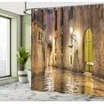 thumbnail image 5 of Ambesonne Cream Shower Curtain, Gothic Stones, 69"Wx70"L, Cream, 5 of 5