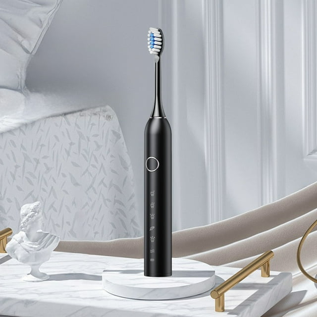 PRETXORVE Toothbrush with 8 Brush Heads 6 Cleaning Modes Upgraded Longer Faster Chargin