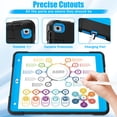 thumbnail image 5 of Heavy Duty Shockproof Case For iPad 7th 8th 9th Generation 10.2 inch with Kickstand, 3 Layer Protection Case Rugged Cover, 5 of 8