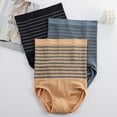 thumbnail image 3 of Bragas moldeadoras Gibobby Cintura alta levantamiento abdominal glúteos color rayas talle L, 3 of 3