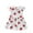White, variant on Angala Girls' Dress Summer Floral Printing Princess Dress Beach Dress Children's Dress Casual Stylish Cozy Girl's Dress 18-24 Months