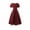 z241119-B-Red, variant on LUOGENLI Girls Dresses Size 12 Plus Size Big Girls Dresses Ruffled Classical Puff Sleeve Waist Dress Belt Gown Graduation Dresses For Girls 12-14 Bodycon Black 16-18 Years
