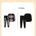 thumbnail image 3 of Emy Dola Kids Pajamas for Girl Boys Skeleton Glow-in-The-Dark Cotton Sleepwear Toddler Halloween PJs Outfit 2 Pieces Set, 3 of 9