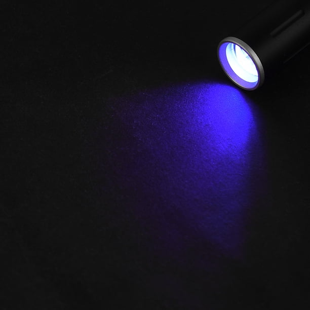 Luz negra ultravioleta de 395 nm, 3 modos de luz, aleación de aluminio para detector de orina de mascotas