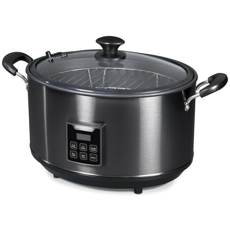Presto Indoor Electric Smoker and 6-Quart Slow Cooker 06013 - Walmart
