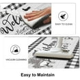 thumbnail image 3 of Farmhouse Kitchen Rugs Set of 2, Kitchen Rugs Farmhouse Style, Buffalo Plaid Kitchen Mats, Farmhouse Kitchen Rugs and Mats Non Skid Washable, Cow Kitchen Decor Chicken Floor Mats 17x29 and 17x47 Inch, 3 of 6