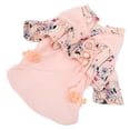 thumbnail image 2 of Traje Tang vestido para mascotas perro estilo chino elegante Cheongsam traje de satén para perros pequeños cachorro mascota L, 2 of 5
