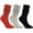 Black&grey&red, variant on Winter Knee High Slouch Socks for Women Soft Extra Long Scrunch Sock Slouch Boot Socks