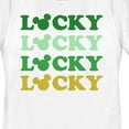 thumbnail image 2 of Women's Mickey & Friends Lucky Stack Graphic Tee White Small, 2 of 4