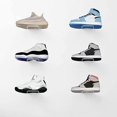 thumbnail image 6 of Plastic Floating Shoe Display Rack, Sports Shoe Wall-Mounted Storage Rack, Display Shoe Rack, 6 of 6