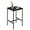 Classic Black, variant on Rongbuk Square Bar Table,Small Kitchen Dining, Cocktail Table,High Top Pub for Party,Sturdy Metal Frame,Space-Saving Narrow for Living Room,Kitchen,Bar,Brown