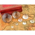 thumbnail image 2 of U8MO 6 Transparent Clear Flatback Glass Half Sphere Ball Cabochon 30mm No Hole, 2 of 5