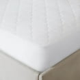Comfort Classics All Natural Cotton Filled Cooling Mattress Pad, Queen