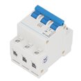 thumbnail image 2 of 3P Circuit Breaker, Flame Retardant DIN Rail Mount Circuit Breaker 6000A Breaking Capacity Pa66  For Office Buildings, 2 of 8