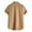 Khaki, variant on Ketyyh-chn99 Men's T Shirts 2024 Casual Shirt Summer Button Down Shirts Long Sleeve Band Collar Business Dress Shirt Khaki,3XL
