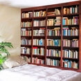 thumbnail image 1 of Mashaouyo Clearance Home Tapestry Wall Hanging Bookcase Pattern Retro Decorative Holiday Decorations, 1 of 3