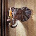 thumbnail image 4 of Design Toscano Applique Murale Éléphant - Ensemble de Deux, 12 Pouces, 4 of 4