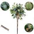 thumbnail image 4 of Dream Lifestyle 33.5‘’ Artificial Eucalyptus Garland Long Silver Dollar Leaves Foliage Plants Greenery Fake Plastic Branches Greens Bushes Silk Flower Plants Home Decor, 4 of 8