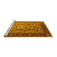 thumbnail image 2 of Ahgly Company Machine Washable Indoor Rectangle Oriental Yellow Traditional Area Rugs, 7' x 9', 2 of 4