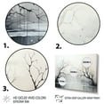 thumbnail image 3 of Designart "Simplicity Monochrome Serenity River" Modern Wall Art Prints Set, 3 of 5