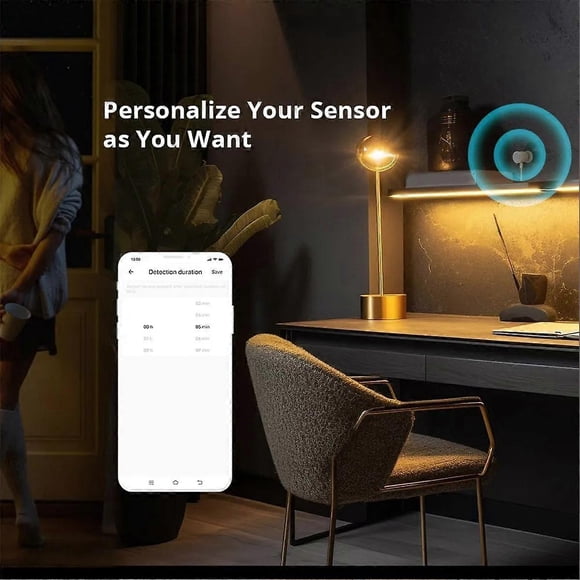 SNZB-06P Zigbee Human Presence Sensor Rardar Detector Motion Sensor Smart Home Automation for Alexa Zigbee2MQTT