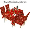 thumbnail image 1 of Christmas Waterproof Tablecloth Cartoon Santa Claus Print Rectangle Table Cover, 1 of 3