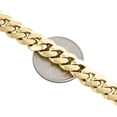 thumbnail image 4 of 10K Yellow Gold Solid Miami Cuban Link Chain 9mm Box Clasp Necklace 26 Inches, 4 of 6