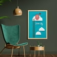 thumbnail image 2 of Inspirational Wall Art with Frame, Dream Big Phrase with Dart Board Fluffy Clouds Staircase Optimistic Attitude, Printed Fabric Poster for Bathroom Living Room, 23" x 35", Multicolor, by Ambesonne, 2 of 2